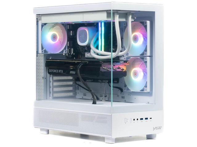 NeweggBusiness - Skytech AZURE31542W Azure 3 White Gaming