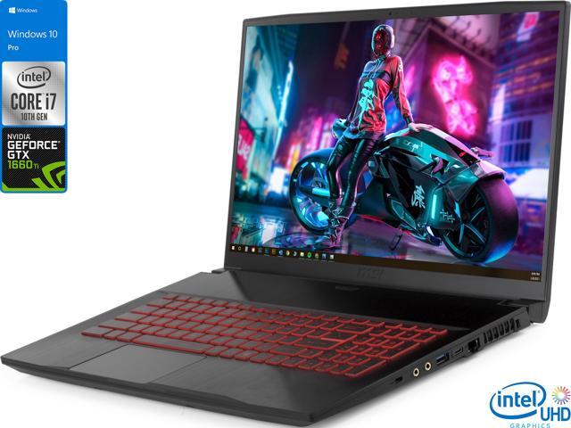 MSI Thin GF75 Gaming Notebook 173' 144Hz FHD Display Intel Core i7-10750H Upto 50GHz 16GB RAM 4TB NVMe SSD NVIDIA GeForce GTX 1660 Ti HDMI