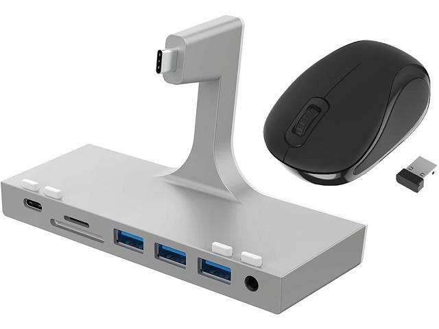 Sabrent Multi-Port iMac Hub + Mini Travel 24GHz Wireless Mouse with Nano Receiver