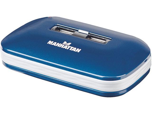 Manhattan 7-Port USB 20 Ultra Hub Plug and Play C Windows and Mac Compatible (161039)