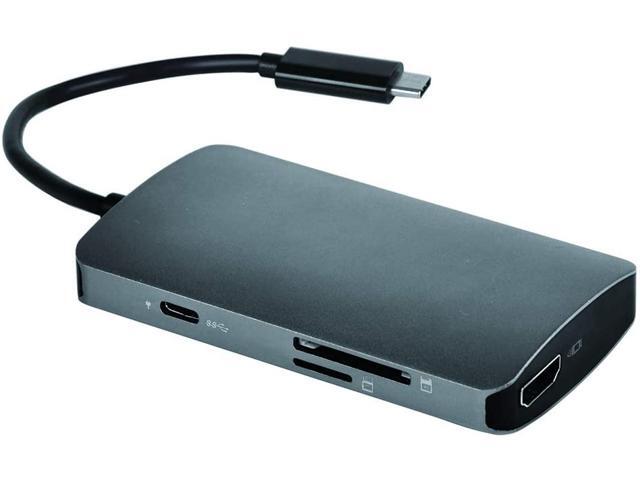 Xtrempro 7-in-1 USB C Hub Adapter with 4K HDMI 100W PD USB-C and 3 USB30-A 5Gbps Data Ports microSD and SD Card Reader for MacBook Air