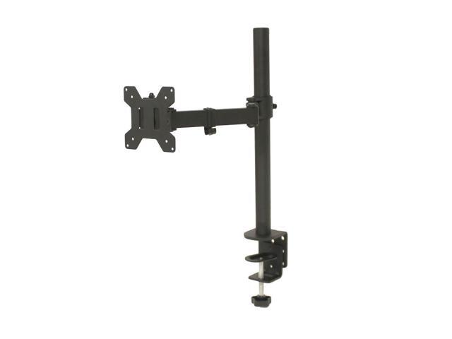 NavePoint Single LCD Monitor LCD Mount Adjustable Arms Desk Stand Mount Grommet Upto 27'