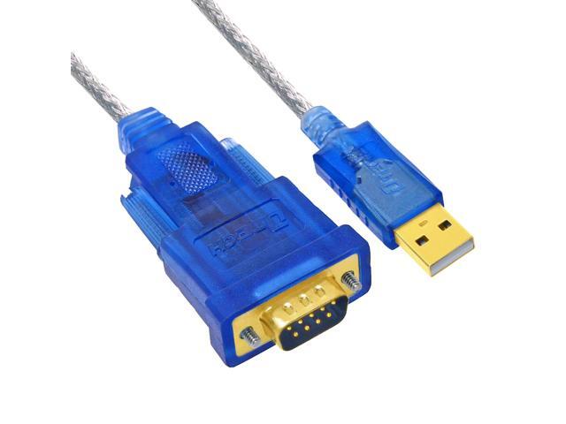 7 DTECH 6 Feet USB 2.0 to RS232 DB9 Female Serial Adapter Cable Supports Windows 10 Mac Linux Renewed 8