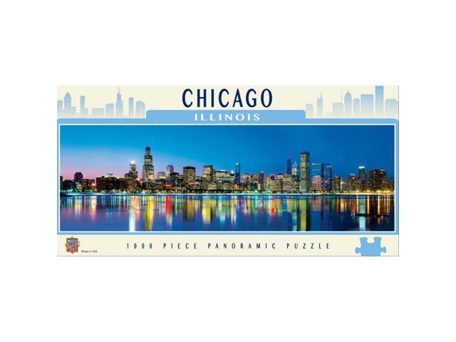 Chicago 1000 Piece Panoramic Puzzle by Masterpieces Puzzle Co