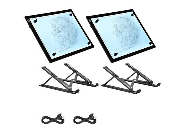 NeweggBusiness - A4 14 Diamond Painting LED Light Pad Light Box Tracing  Artist Drawing 2 Packs