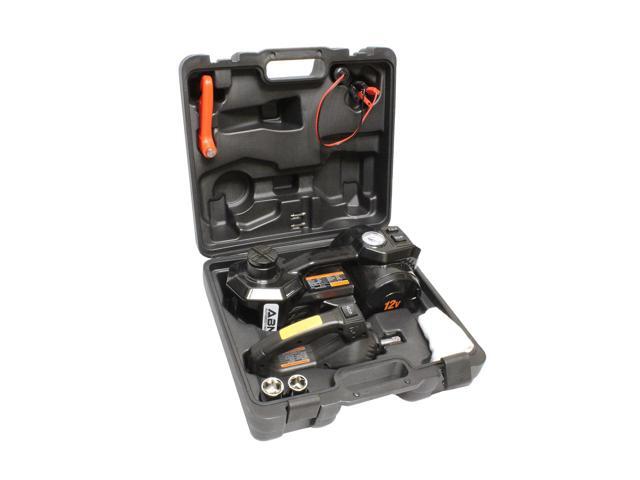 ABN Electric 3-Ton Car Hydraulic Floor Jack Tire Inflator Gauge Impact Wrench
