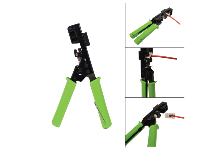 All in One 8 Wires Termination & Cutting Tool for LOGICO® 90° RJ45 UTP Keystone Ethernet Jacks - Cat6 / Cat6a / Cat5e / Cat5a networking