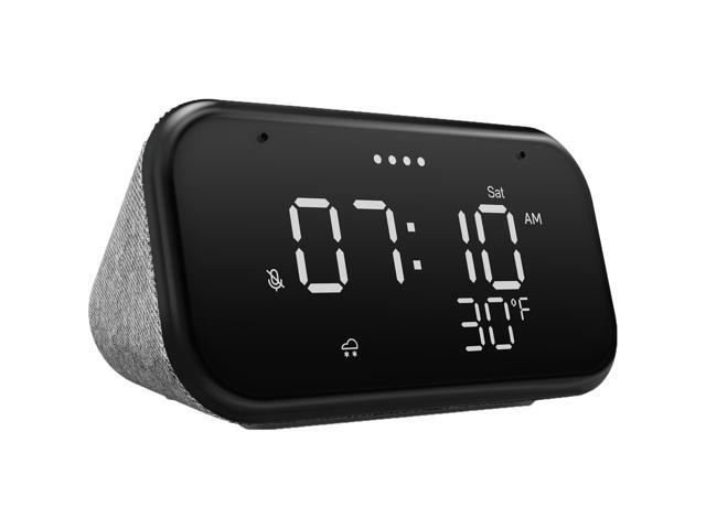 Recertified - Lenovo Smart Clock with the Google Assistant Touch Grey