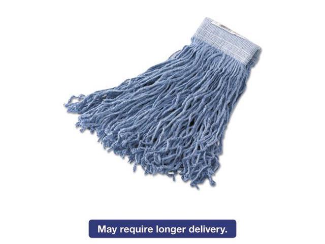 RUBBERMAID FGF13600BL00 Hot Mop 4-Ply Cotton/Rayon/Synthetic Blend Yarn Wet