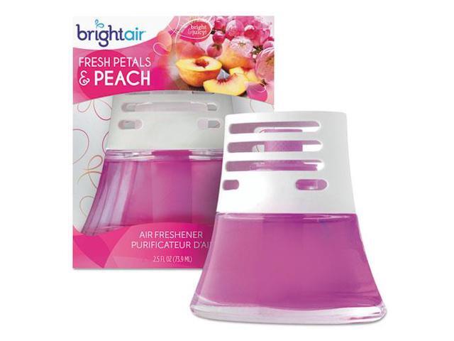 BRIGHT Air 900134EA Scented Oil Air Freshener Diffuser Fresh Petals & Peach Pink 25oz 1Each