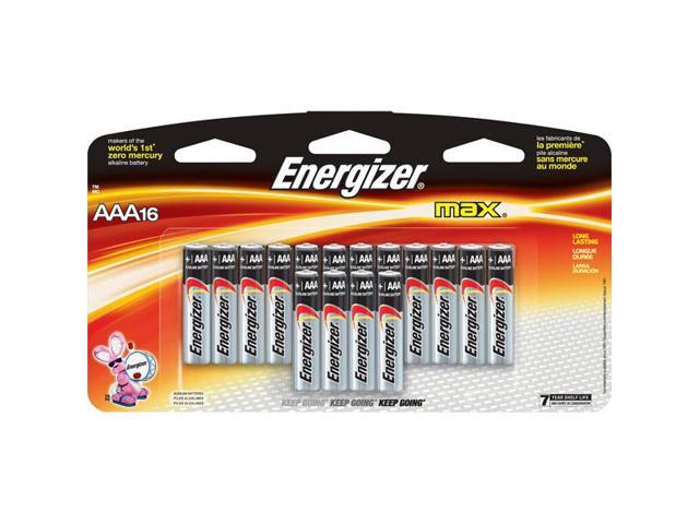 Energizer Alkaline AAA BATTERY - 16 Pack - Newegg.com