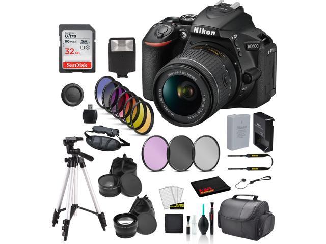 NeweggBusiness - Nikon D5600 DSLR Camera with AF-P 18-55mm NeweggBusiness - Nikon D5600 DSLR Camera with AF-P 18-55mm
