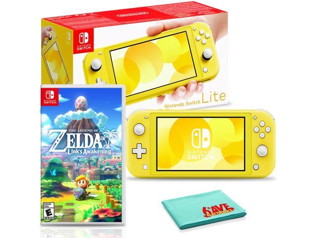 Nintendo Switch Lite (Yellow) Bundle with The Legend of Zelda: Links Awakening