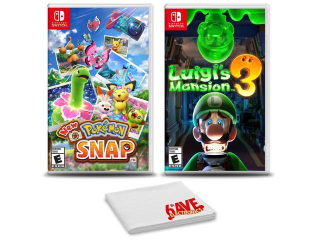 Pokemon Snap and Luigi's Mansion 3 - Two Game Bundle For Nintendo Switch