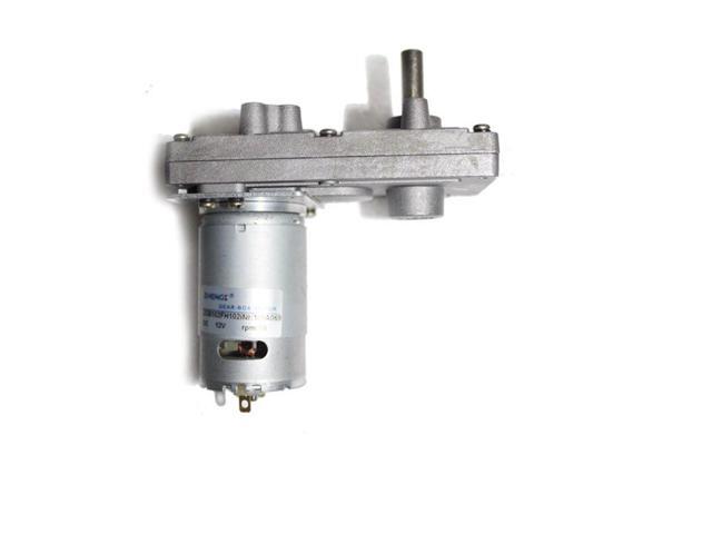 ZGB102FH DC 12V 24V motor 5/6/10/13/15/30/50/60/70/80/450RPM Worm gear motor large Torque with 555 motor