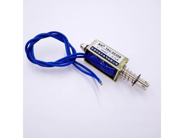 Electromagnet TAU-0530B 6V 12V 24V magnet Open Frame solenoid electromagnet force 700g travel 10mm