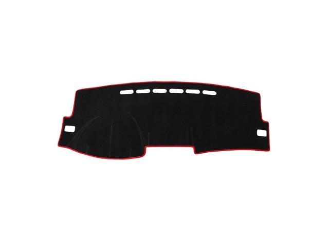 Car Dashboard Cover Nonslip Black Red Dash Cover Mat Pad for Toyota Corolla 2009-2013
