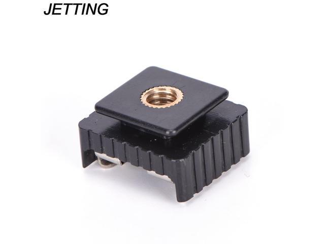 JETTING Light Stand Tripod Camera Metal Flash Hot Shoe Mount Adapter to 1/4' Screw Thread Camera Accessories For Studio Hot Sale