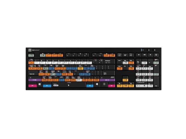 LogicKeyboard Blender 3D - PC Nero Slim Line Keyboard #LKB-BLEN-BJPU-US