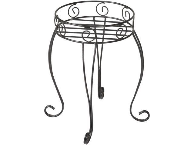 Best Garden Black Steel 21 In H Plant Stand FF1119-21