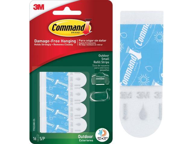 Command Outdoor Light Clips Small Foam Strips Refill (16 Count) 17022AW-ES-16PK