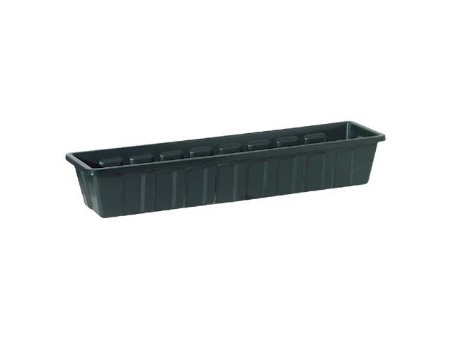 Novelty Poly-Pro 30 In Polypropylene Hunter Green Flower Box Planter 02301
