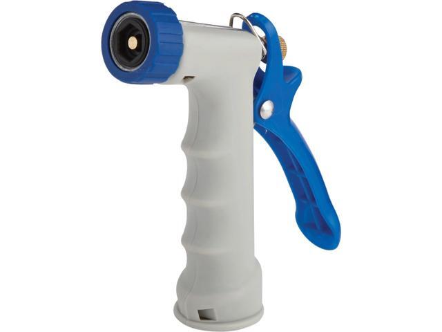 Best Garden Metal Insulated Grip Hot Water Pistol Nozzle Blue & Gray GN5685