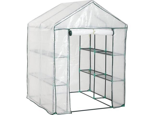 Best Garden 4 Ft 8 In W x 6 Ft 5 In H x 4 Ft 8 In D Walk-In Greenhouse