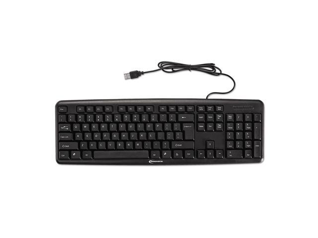 Slimline Keyboard and Mouse USB 20 Black 69202