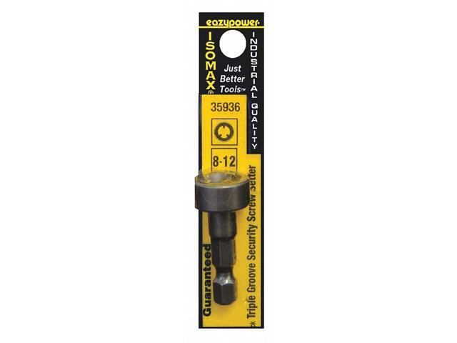 NeweggBusiness - ZORO SELECT 35936 Triple Groove Security Bit,SAE,1/4