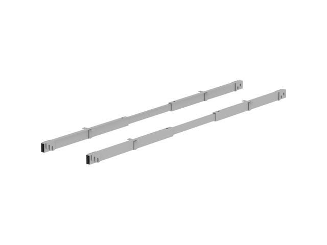 Lorell Adjustable Crossbar Set - 67' Width - Silver LLR16208