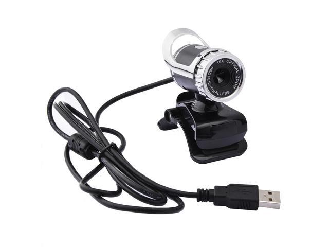 USB 20 PC Support Windows Webcam Camera Desktop Clip On Laptop 12 Megapixels Sound Absorption Microphone HD