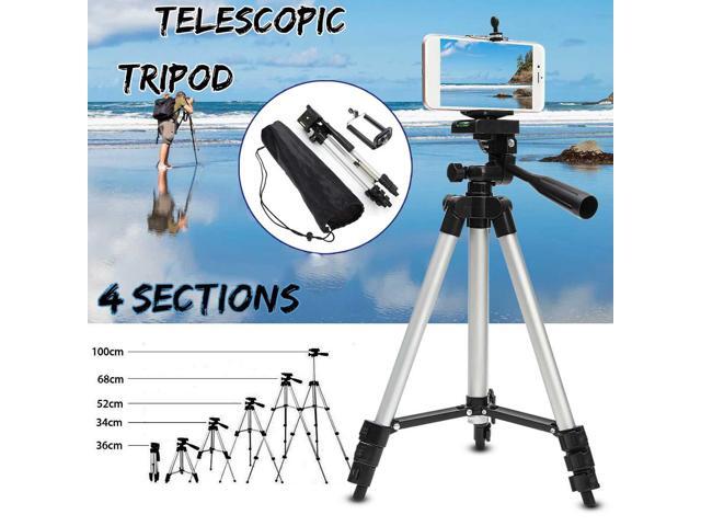 Universal Adjustable Tripod Stand Mount Holder Clip Set For Cell Phone Camera Selfie Stick with For iPad Tablet PC Stand Holder