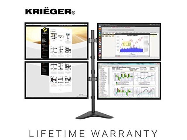 Neweggbusiness Krieger Quad Monitor Mount Full Motion