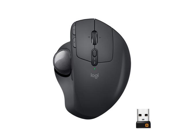 Logitech MX Ergo Wireless Trackball Mouse? Adjustable Ergonomic Design Control and Move Text/Images/Files Between 2 Windows and Apple Mac