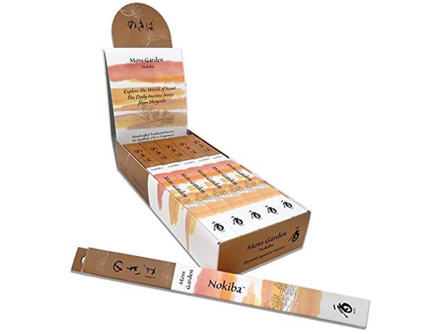 SHOYEIDO Moss Garden Incense - 1 Pack of 10 Bundles 35 Sticks per Bundle