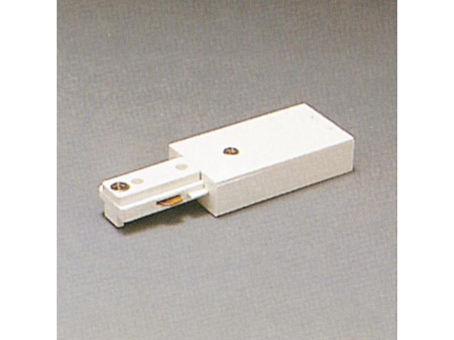 PLC Lighting TR127 WH Accessories Collection Track Lighting One Circuit Connector White