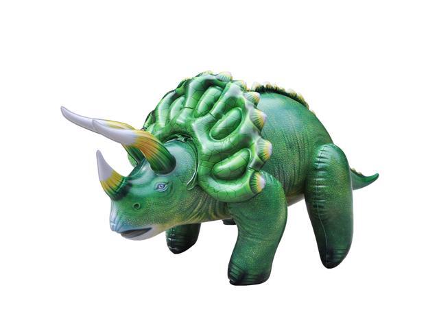 Jet Creations 43 inch Triceratops Inflatable Air Stuffed Plush Dinosaur Durable Self Standing one of the best toys party decorations and favors
