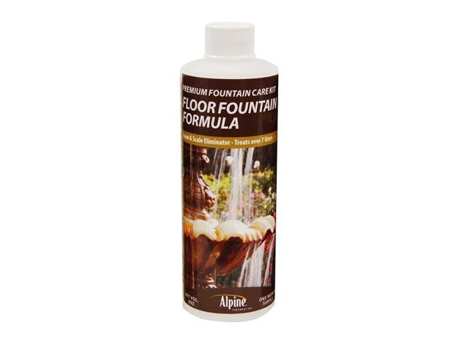 Alpine Corporation Floor Fountain Cleaner - Foam and Scale Eliminator for Indoor and Outdoor Fountains - 8 ounces