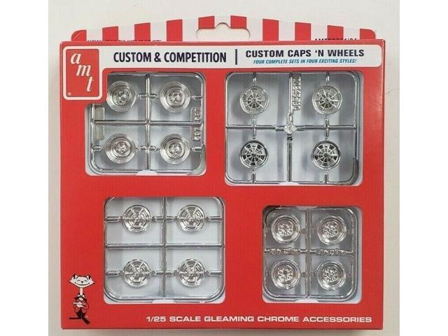 AMT Custom & Competition - Custom Caps 'N Wheels 1:25 Scale AMTPP021 / 24