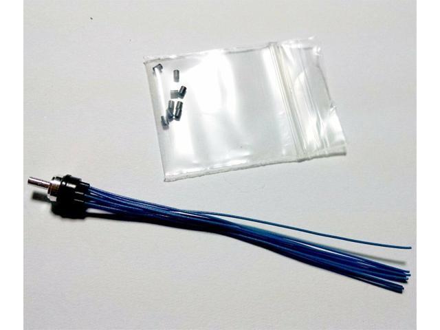 Connkur 1/24-25 V8 Black/Blue Prewired Distributor w/ Plug Boots CMP2BL