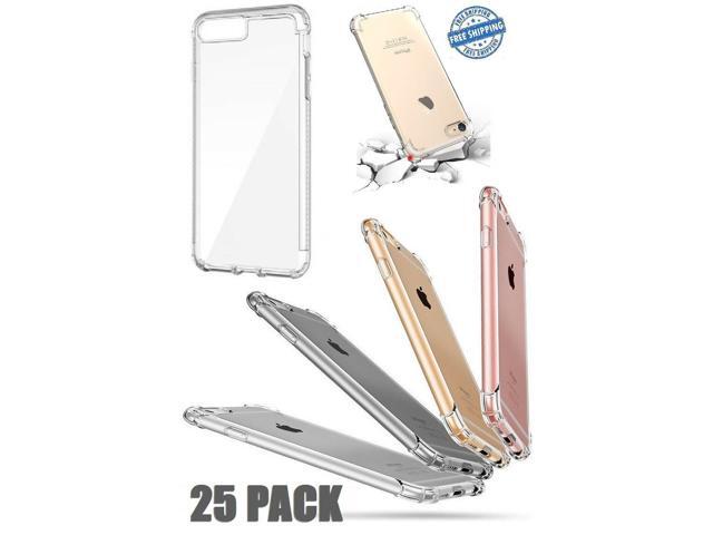 25 Pack Of Iphone 6 Plus* Transparent Hard Reinforced Tpu Bumper Cushion Case