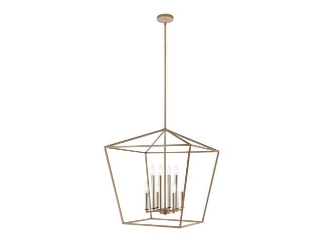 Fairfax 8-Light Pendant in Light Wood