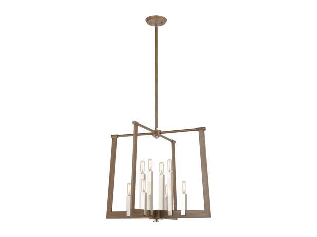 Axis 8-Light Pendant in Light Wood