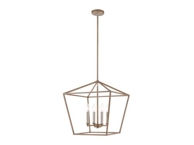 Fairfax 4-Light Pendant in Light Wood