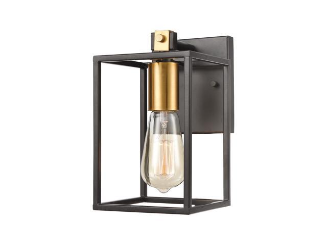 Cloe 1-Light Vanity Light in Matte Black