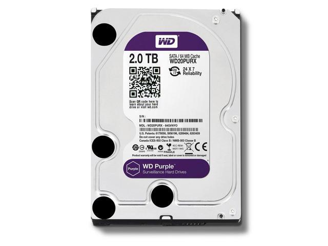 WD Purple 2TB HDD WD20PURX新品 NeweggBusiness - WD Purple 2TB Surveillance Hard Disk Drive - 5400