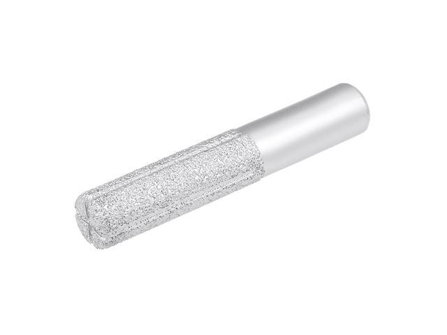 13mm Diamond Straight Router Bit Brazed Cylinder Profile Wheel 1/2-inch Shank for Stone Granite Marble