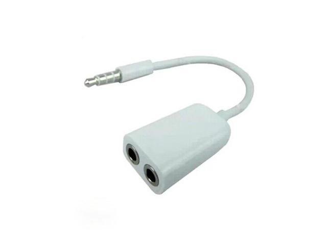 35mm Male AUX Jack Splits Dual 35mm Female Headphone Audio Adapter Cable 2017 good sell Cable de audio oct13