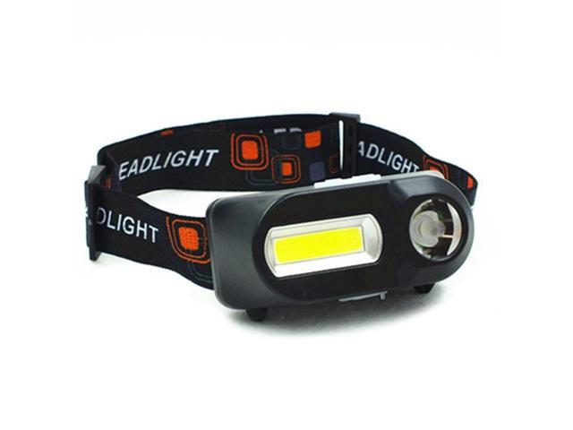 Mini COB LED Headlight Headlamp Head Lamp Flashlight USB Rechargeable 18650 Torch Camping Hiking Night Emergency Supplies